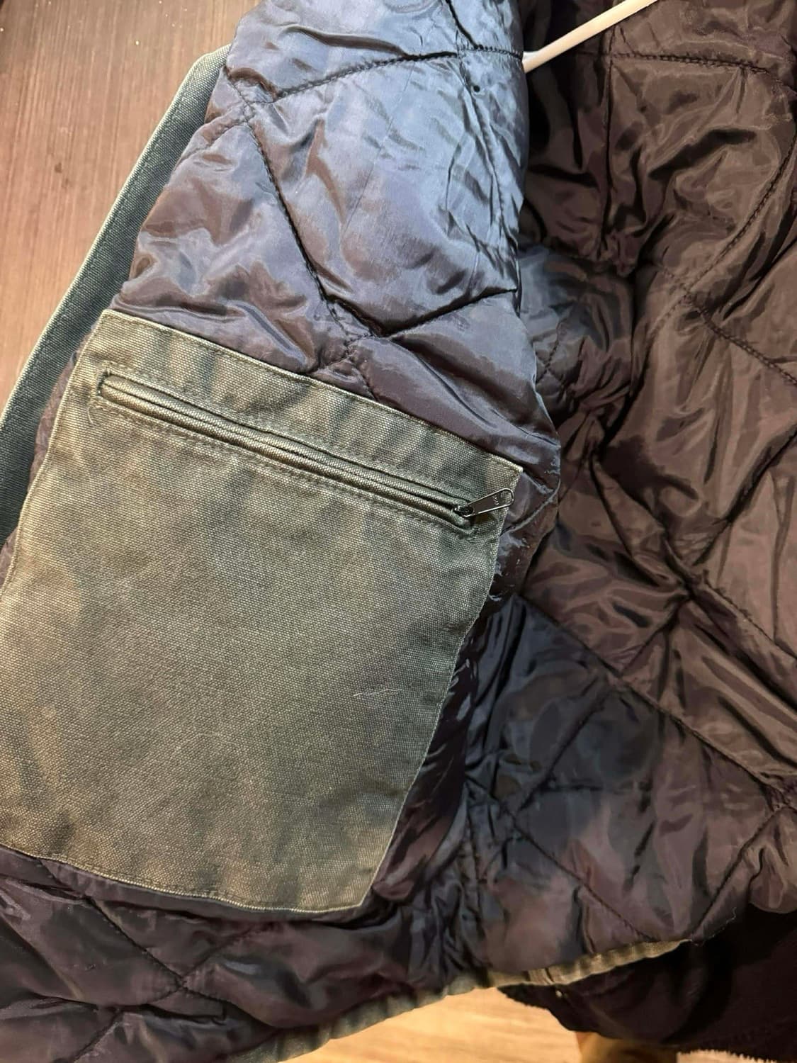 칼하트 J22 캔버스 자켓 모스 그린 상품이미지3