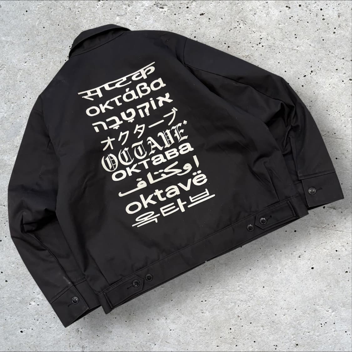 [XL] 디키즈 아이젠하워 옥타브 Octave 블랙 워크 자켓 C776 상품이미지2