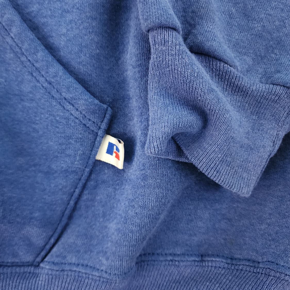 [XXXL] 90s 러셀 애슬레틱 페이디드 블루 후디 후드티 상품이미지3