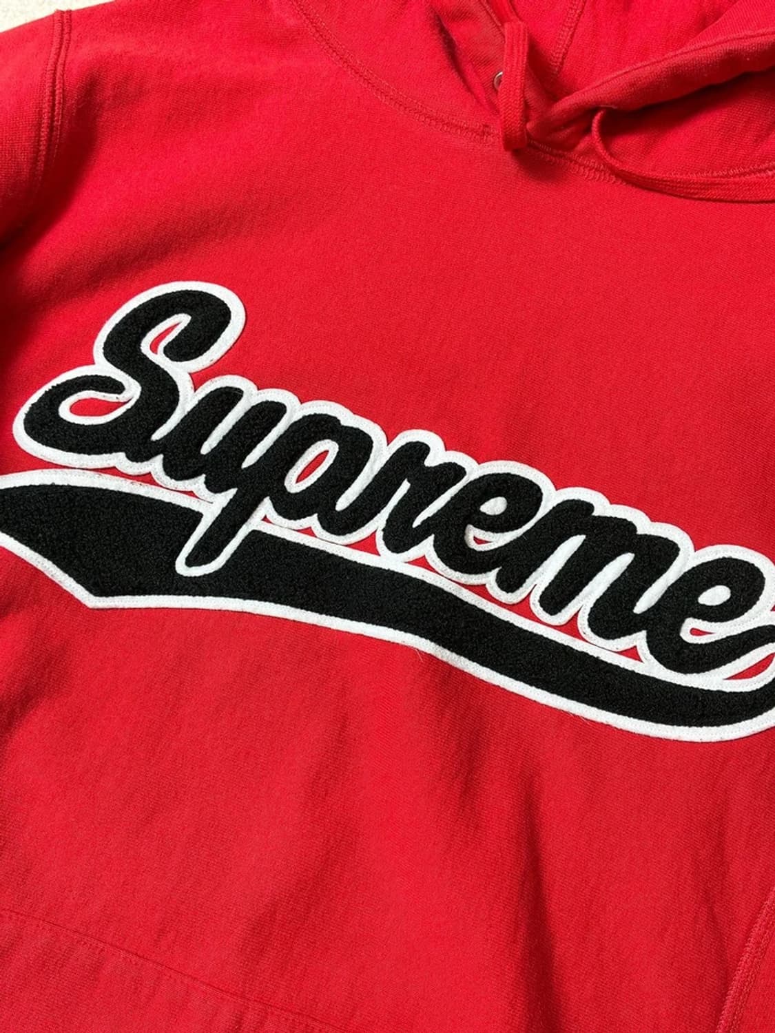 슈프림 클래식 러플 스크립트 스웻 후드티 PN7723 상품이미지3