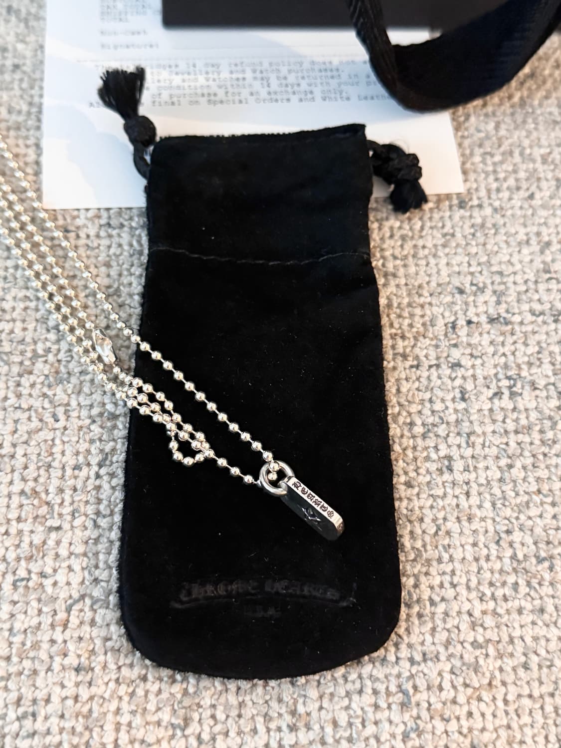 크롬하츠 타이니 스타 도그택 볼체인  상품이미지3