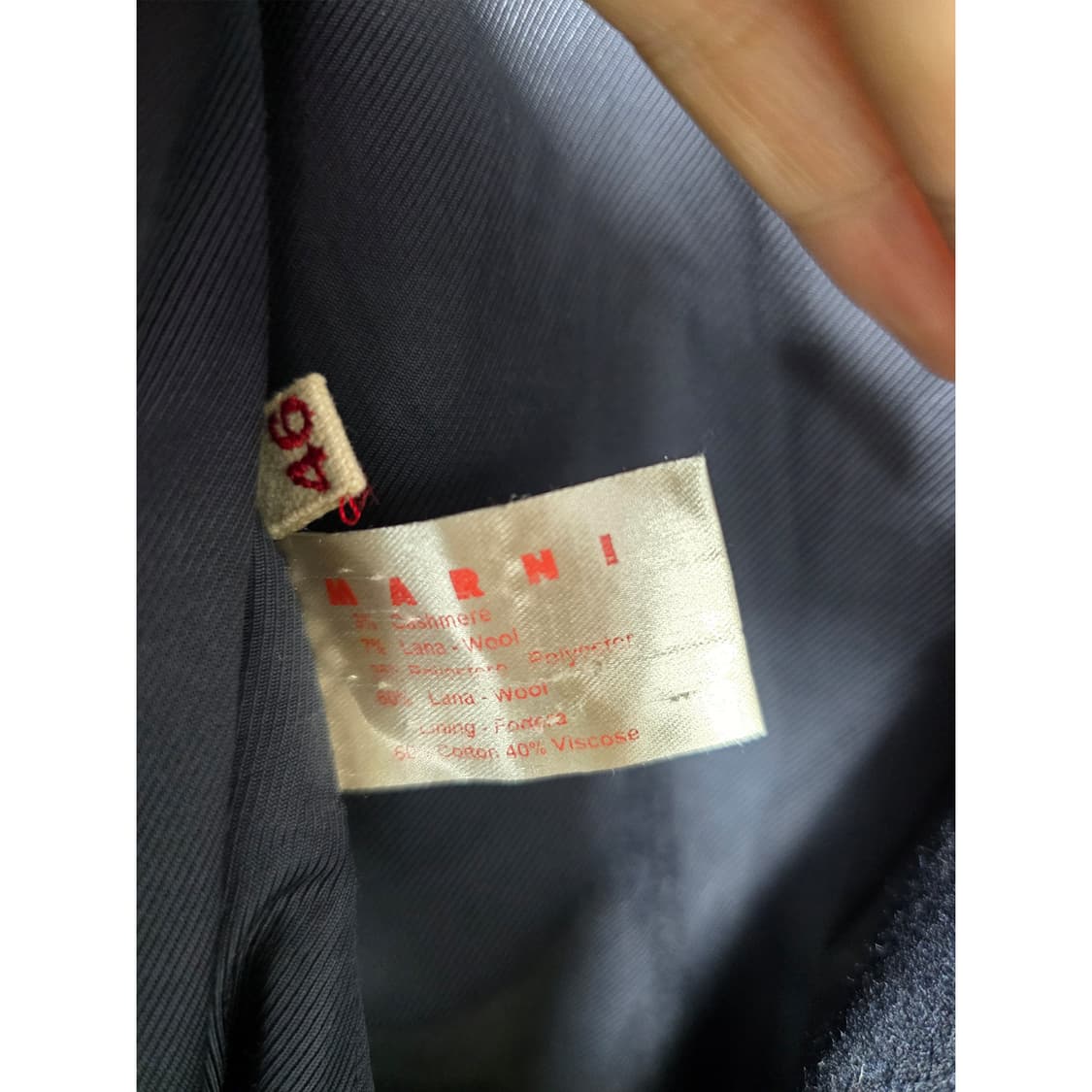 마르니 MARNI 캐시미어 울 자켓 M 상품이미지3