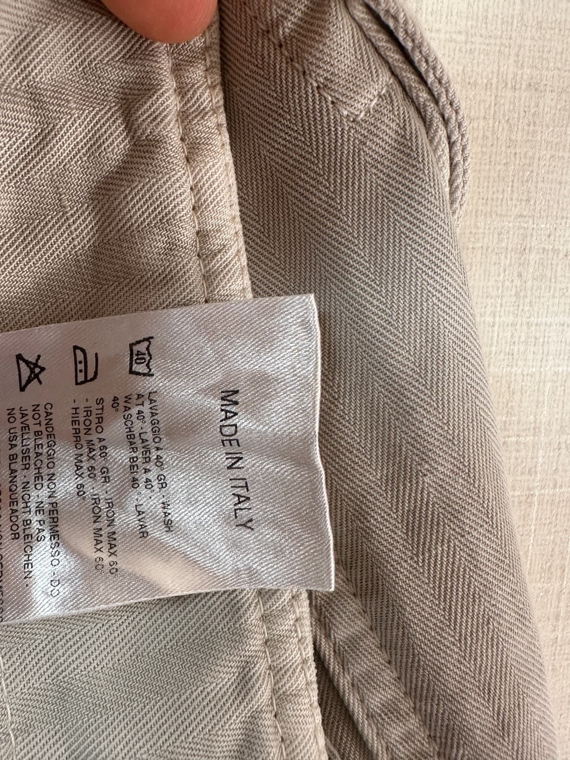 DEPARTMENT 5 / 슬림핏린넨퍼티그팬츠 / 32 / 새상품 상품이미지8