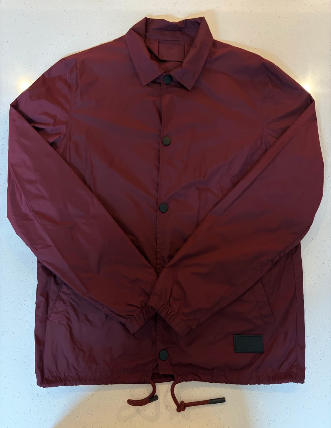 아크네 스튜디오 버건디 나일론 코치 자켓 상품이미지1