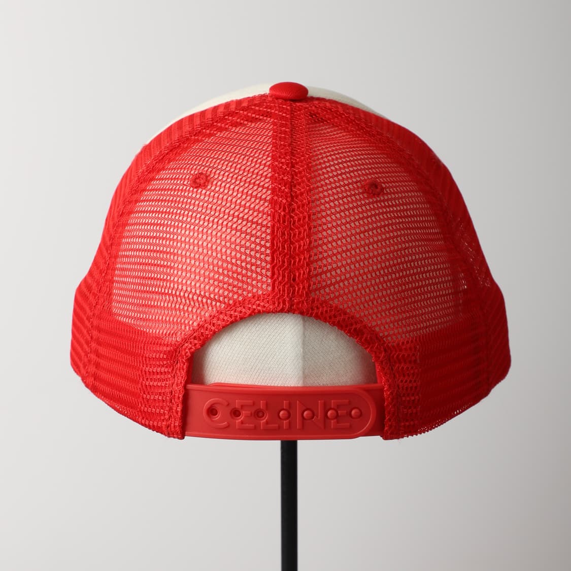 L / Celine 셀린느 레드 로고 트러커 햇 상품이미지4