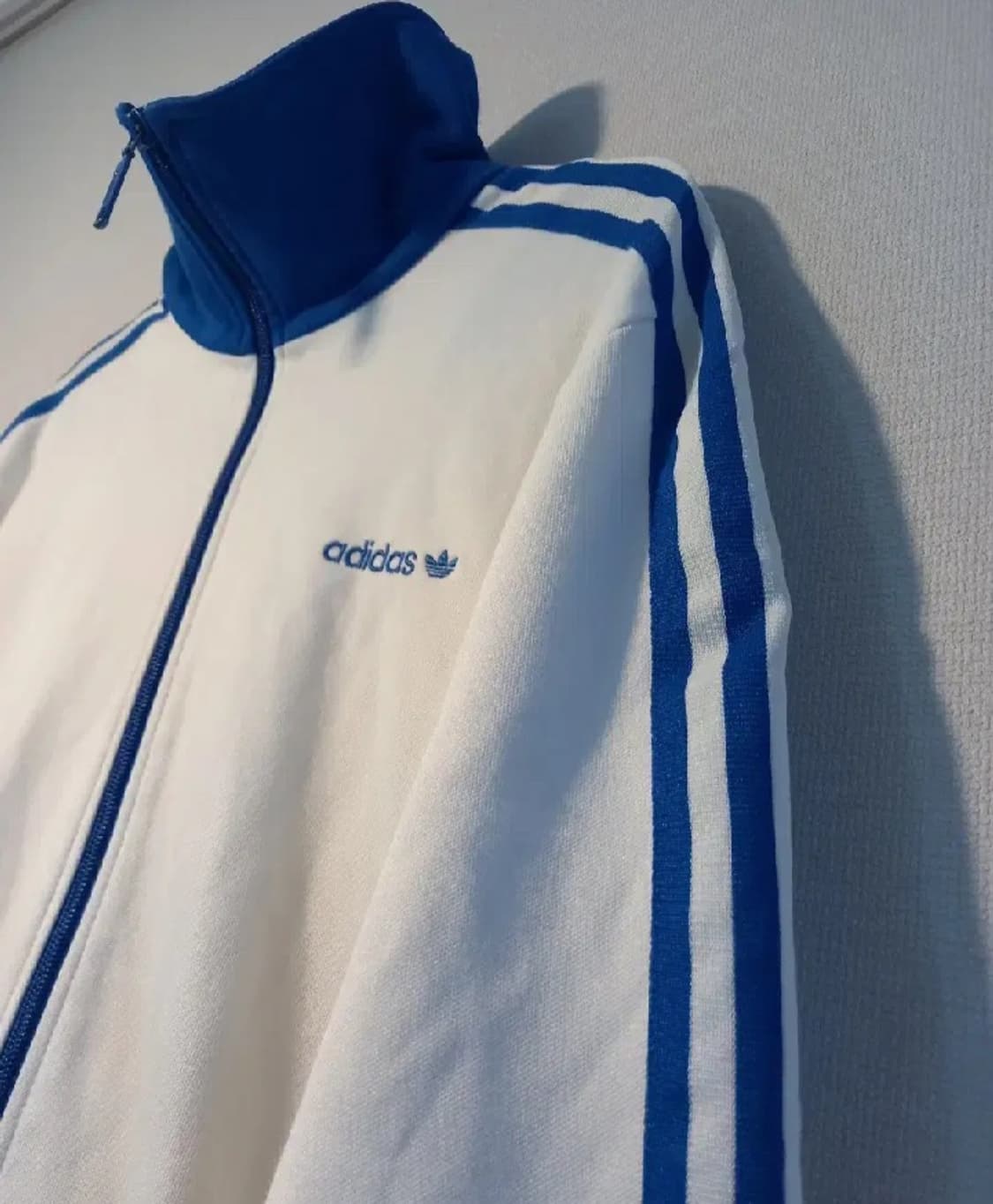 아디다스 베켄바우어 화이트 블루 흰파 파랑 트랙탑 저지 져지집업 100 상품이미지2
