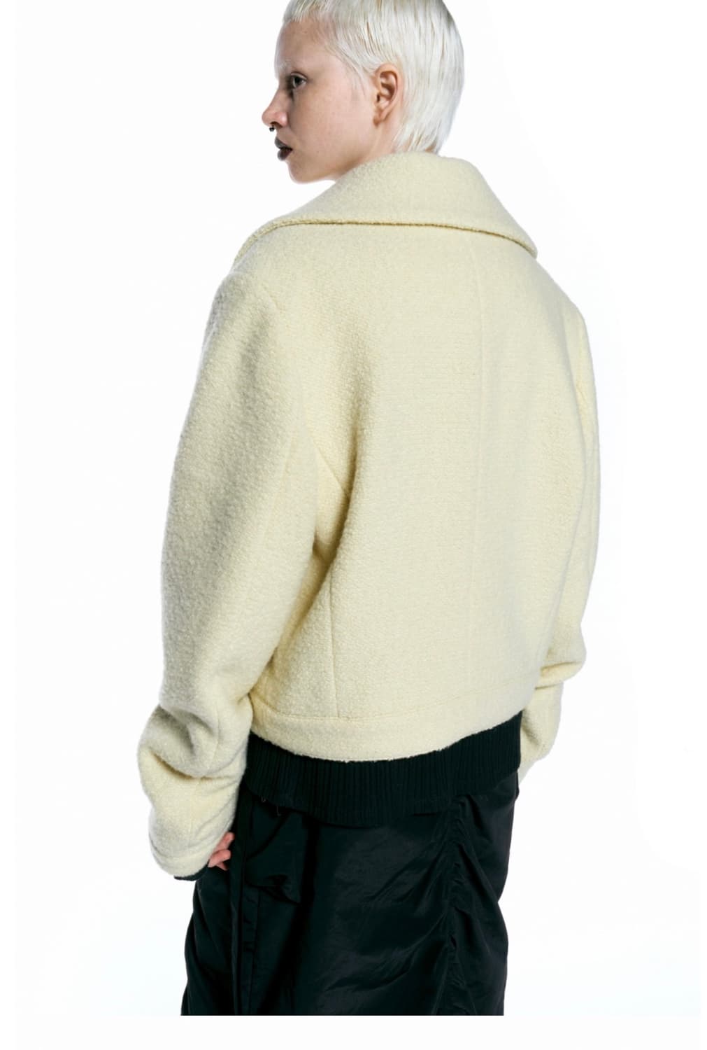 인사일런스우먼 부클 집업 자켓 레몬 상품이미지8