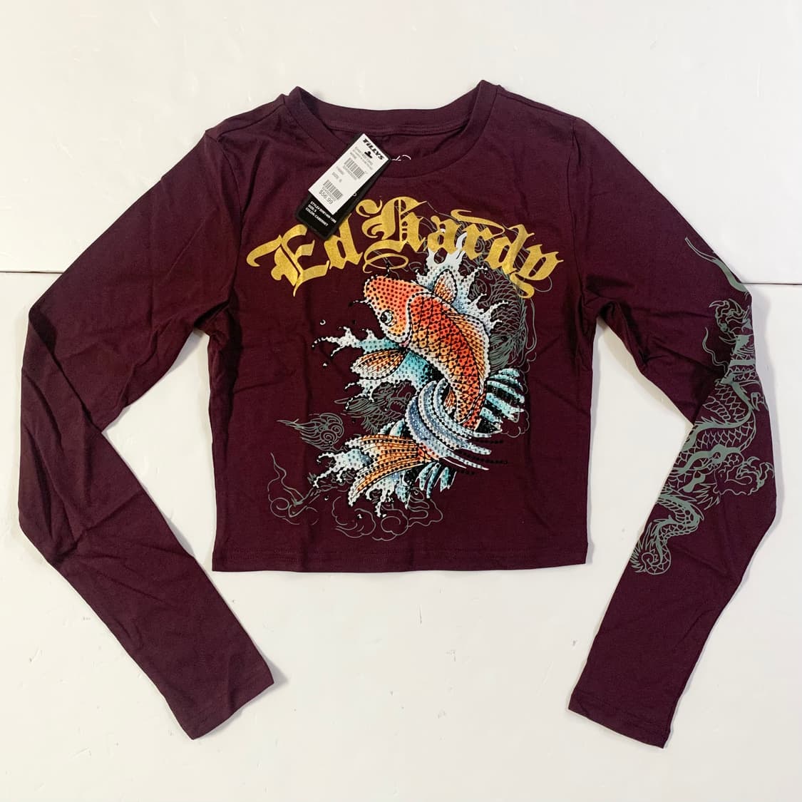 [새제품] 에드하디 롱슬리브 크롭탑 상품이미지2