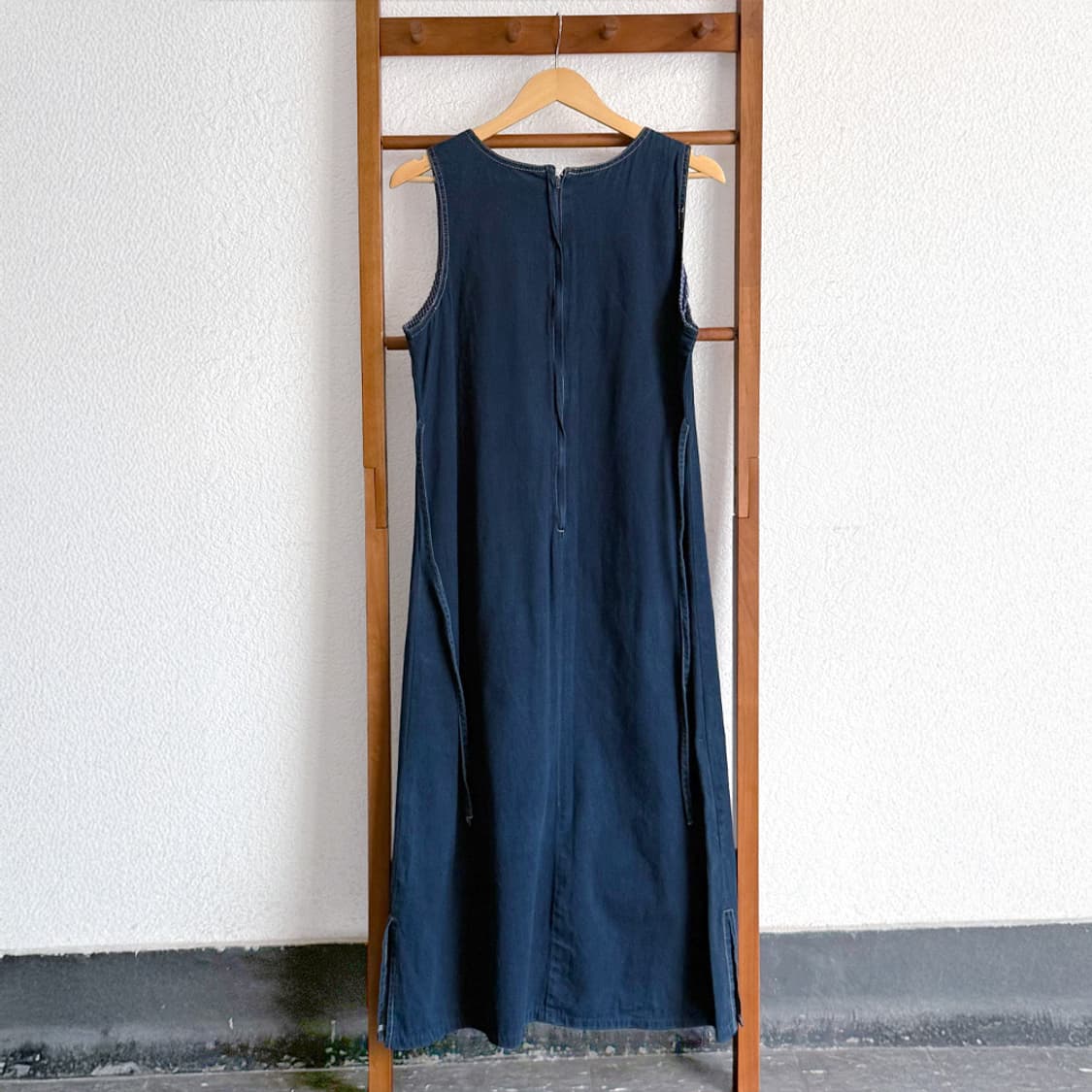 곰돌이 포켓 데님 원피스 상품이미지6