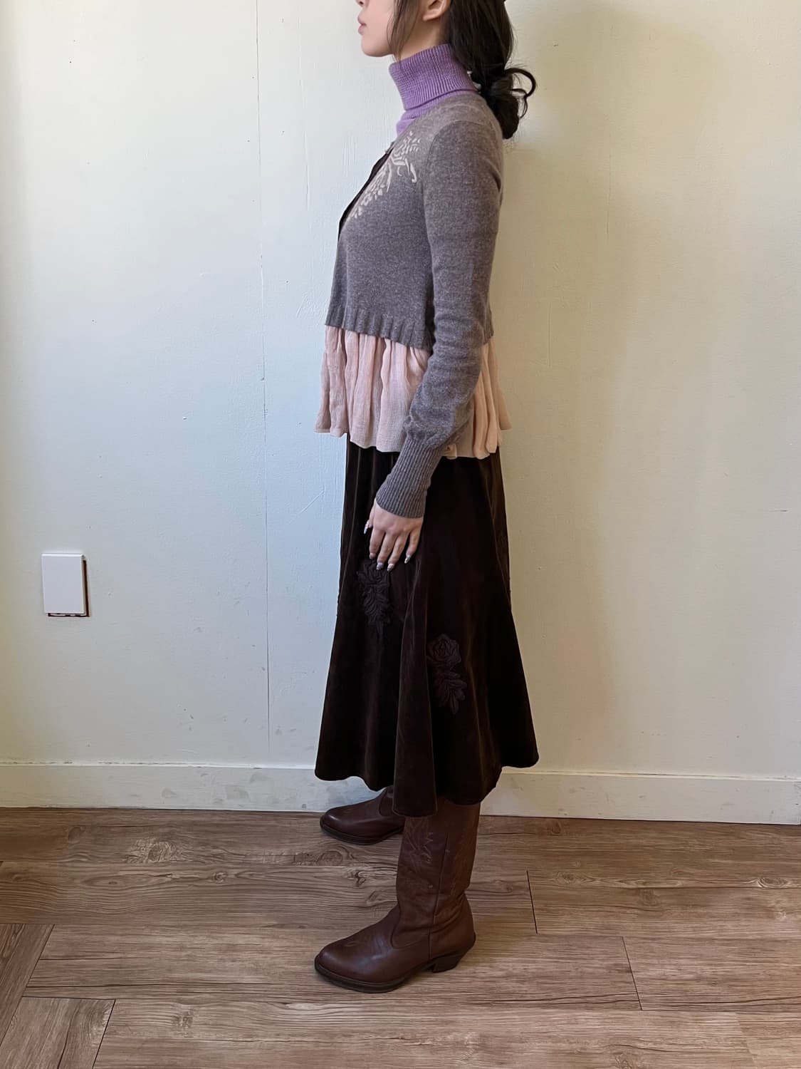 SPORTMAX CODE 벨벳 트랙 가디건 상품이미지8