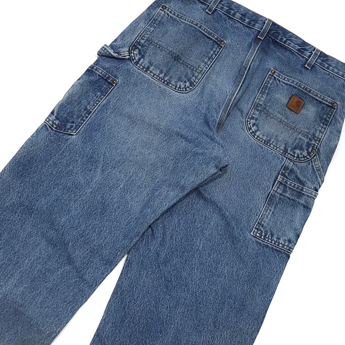 칼하트 더블니 데님 B73 굿 페이딩 36 (34~35) 덩가리 핏 상품이미지5