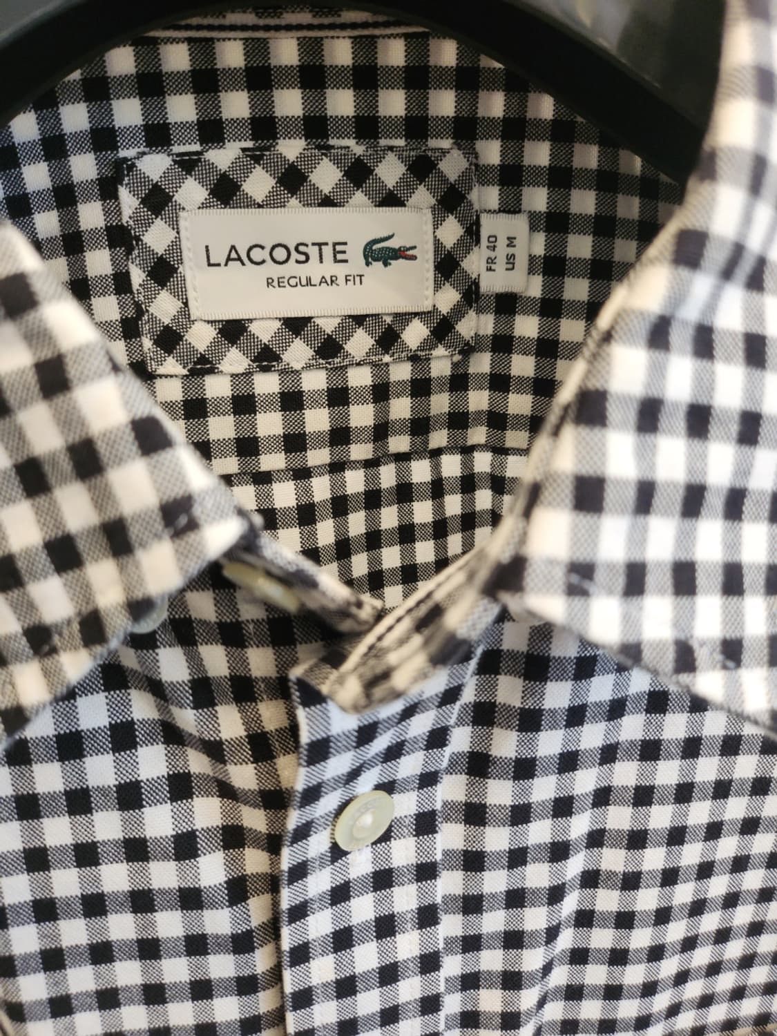 라코스테 체크셔츠 M 상품이미지3