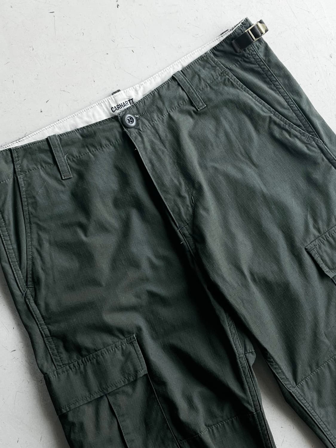 칼하트 W.I.P 에비에이션 카키 카고 팬츠 상품이미지4