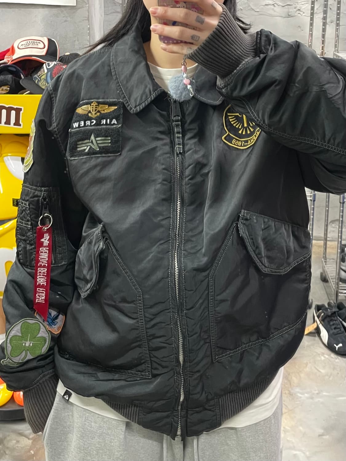 알파인더스트리 패치 cwu-45 항공점퍼 상품이미지8