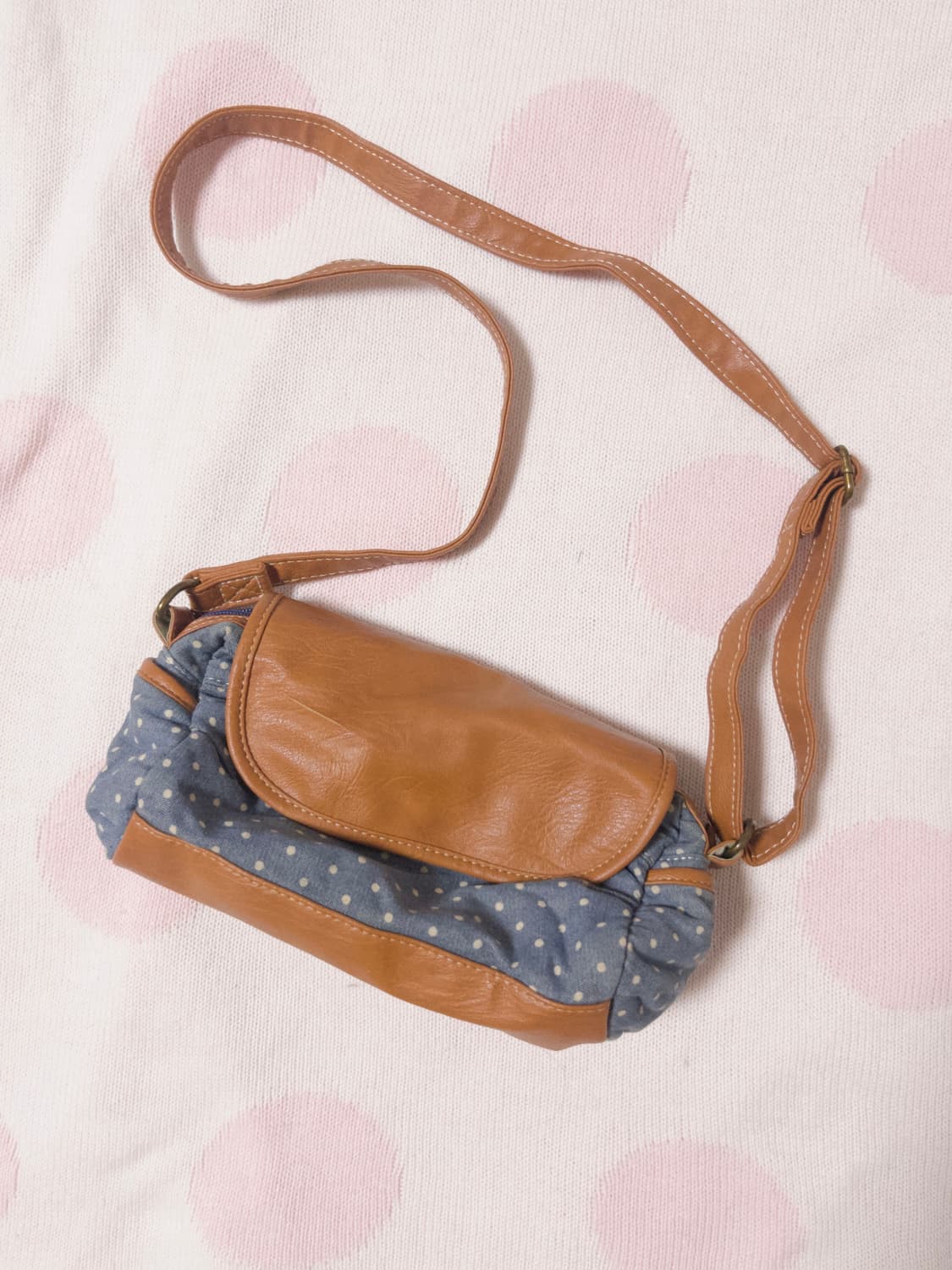 Vintage denim cross bag 상품이미지1