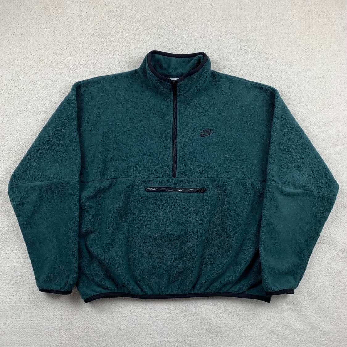 나이키 자수로고 하프집업 플리스 그린  상품이미지1