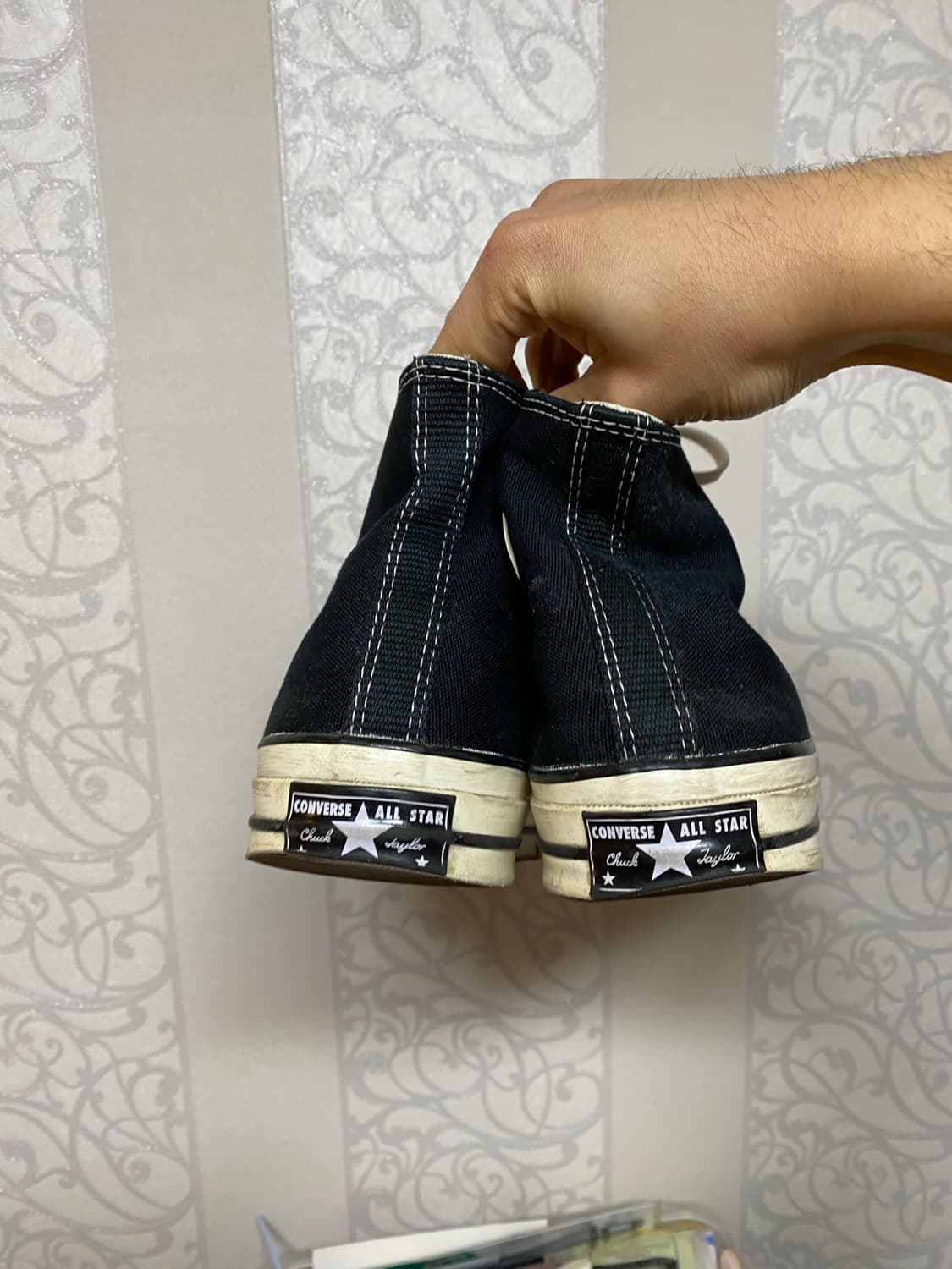 컨버스 척테일러 척70 하이 블랙 275 상품이미지8