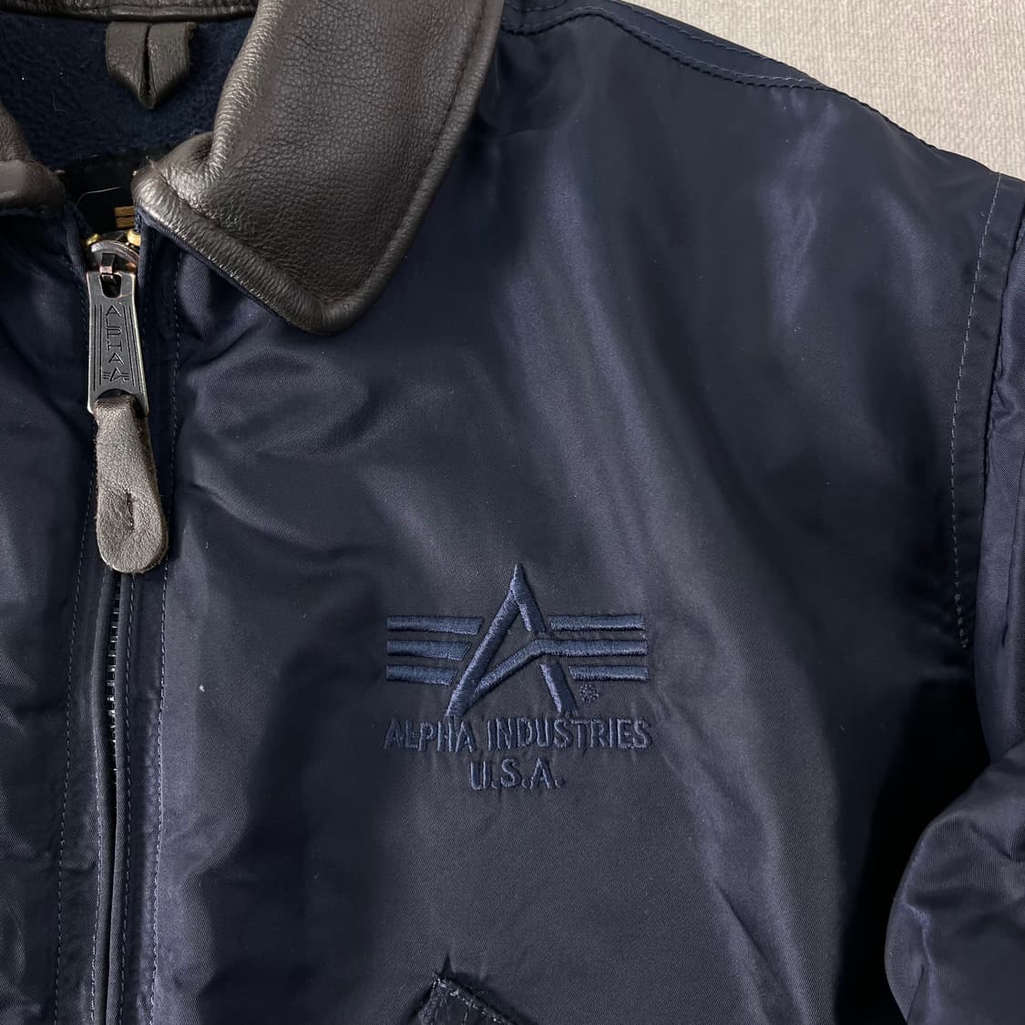 95 알파인더스트리 플라이트 MA-1 네이비 항공자켓 상품이미지2
