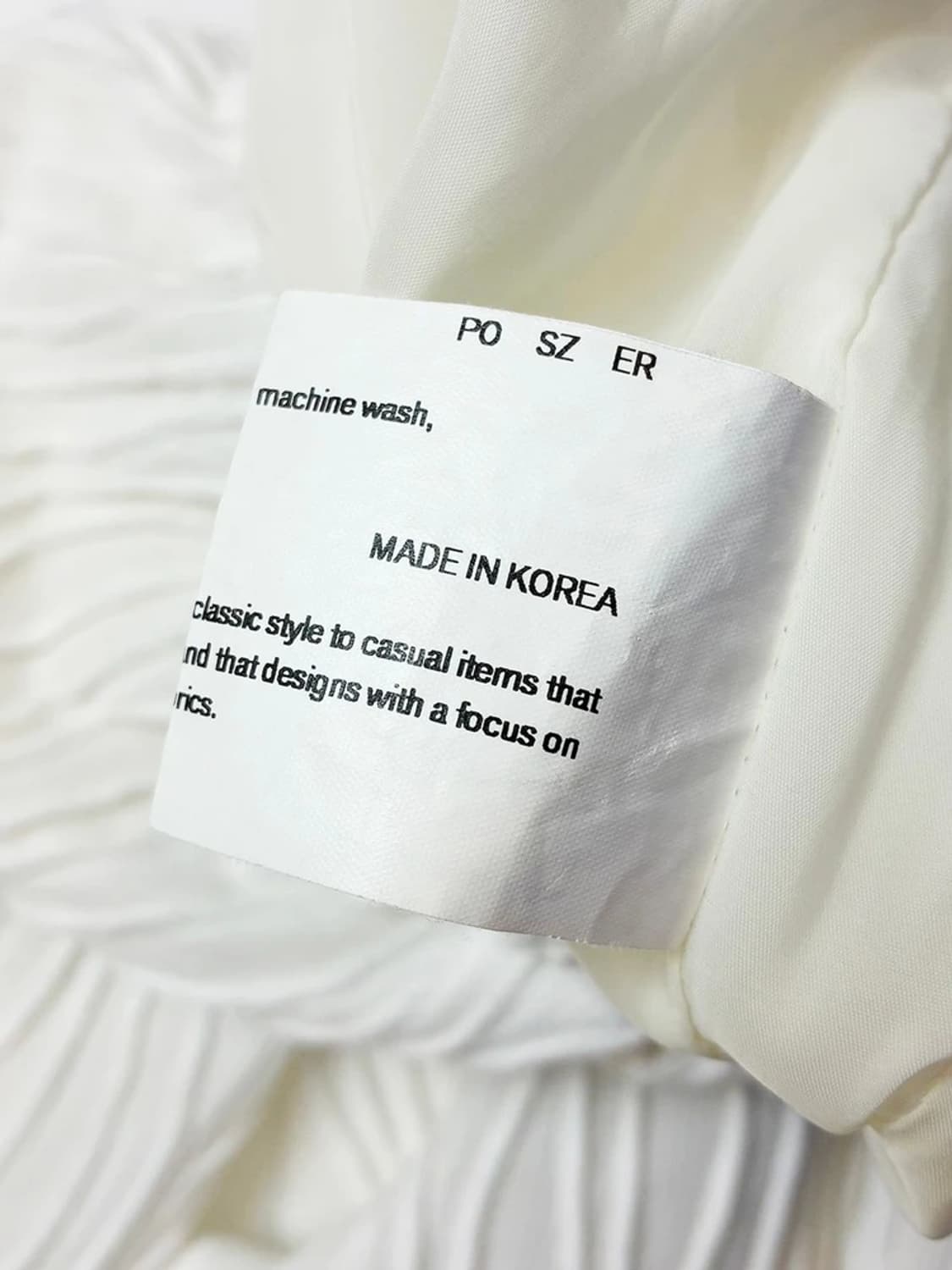 포저 POSZER 웨이브 플리츠 팬츠 PN5030 상품이미지7