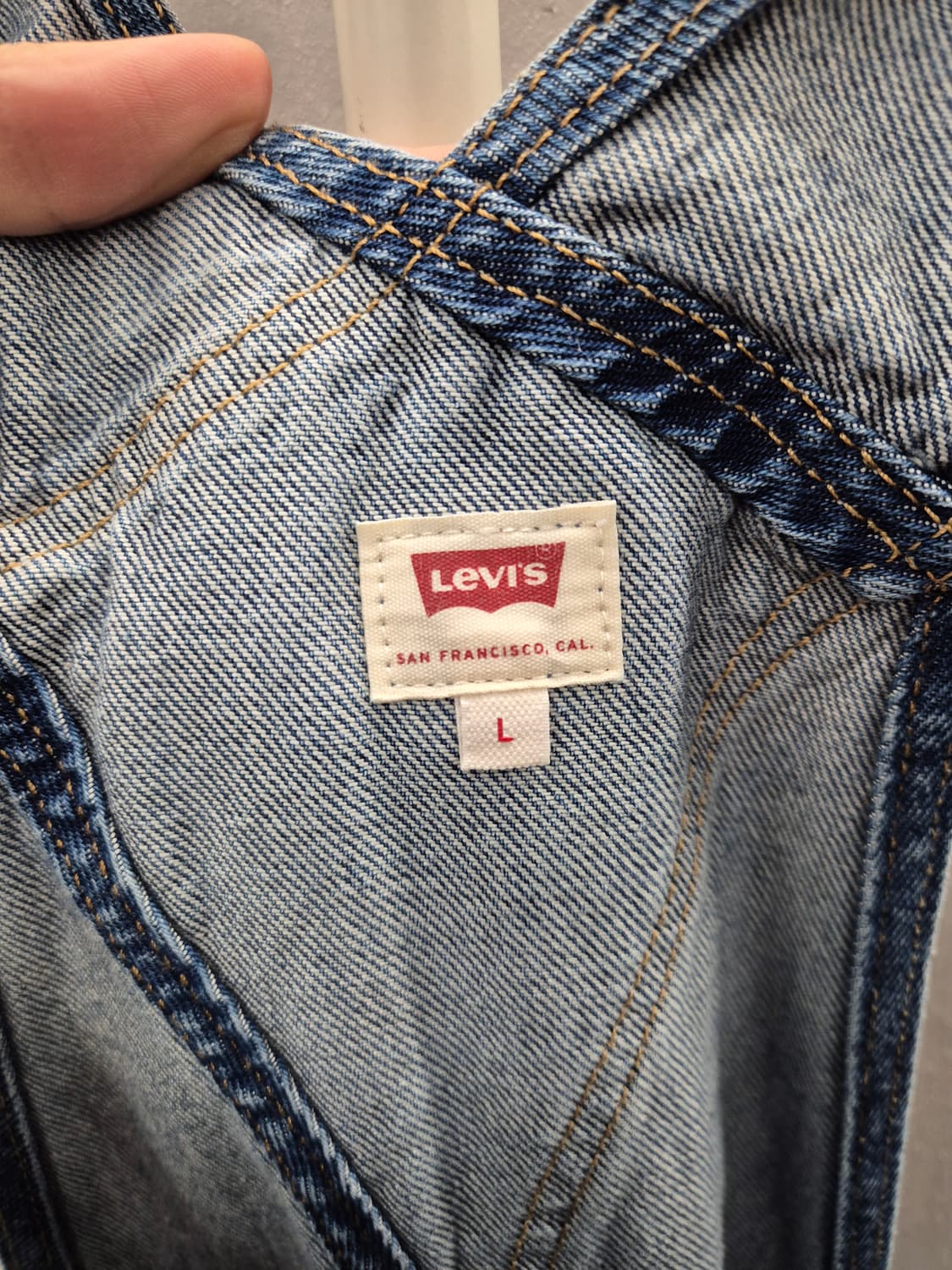 리바이스 데님 멜빵바지 L사이즈 상품이미지6