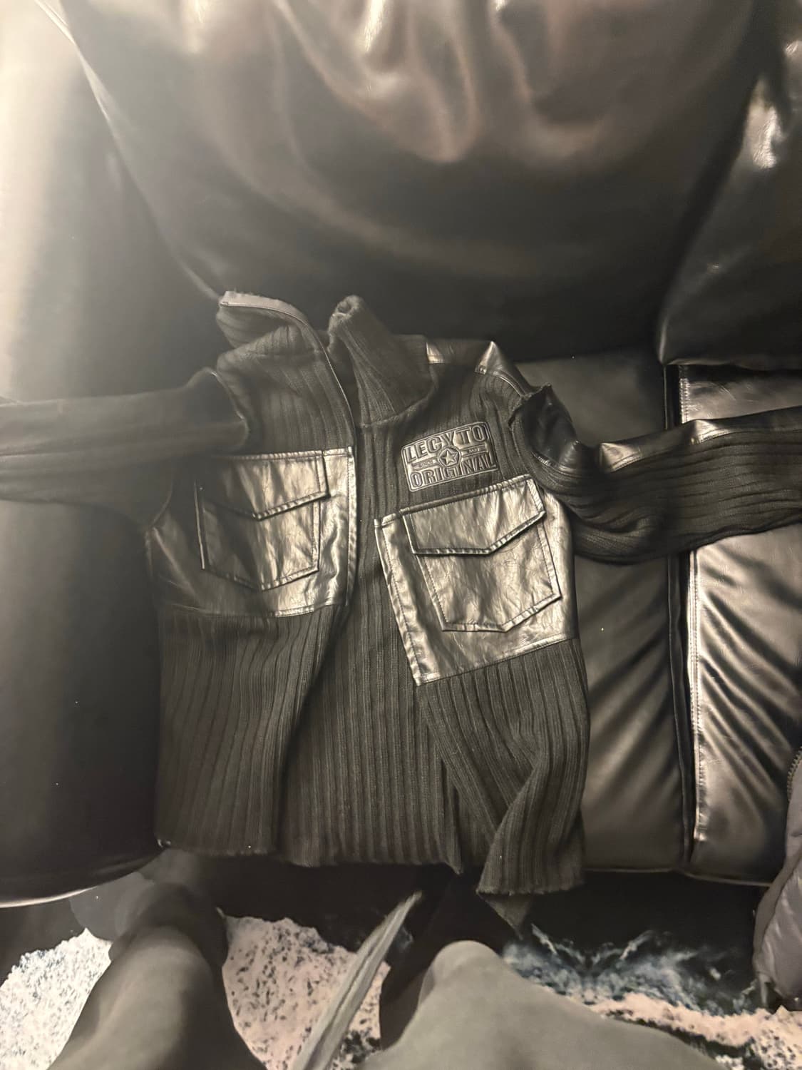 레씨토 니트 집업 상품이미지1