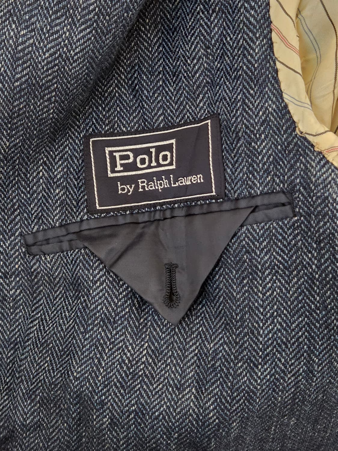 PRL 폴로 랄프로렌 데님 헤링본 블레이저 상품이미지8