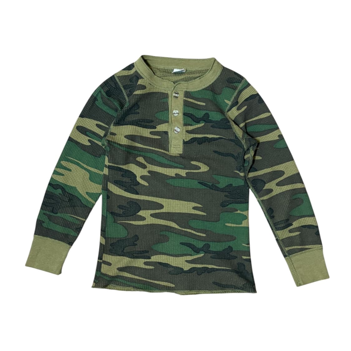 CAMO WAFFLE LONG SLEEVE SHIRT 상품이미지1