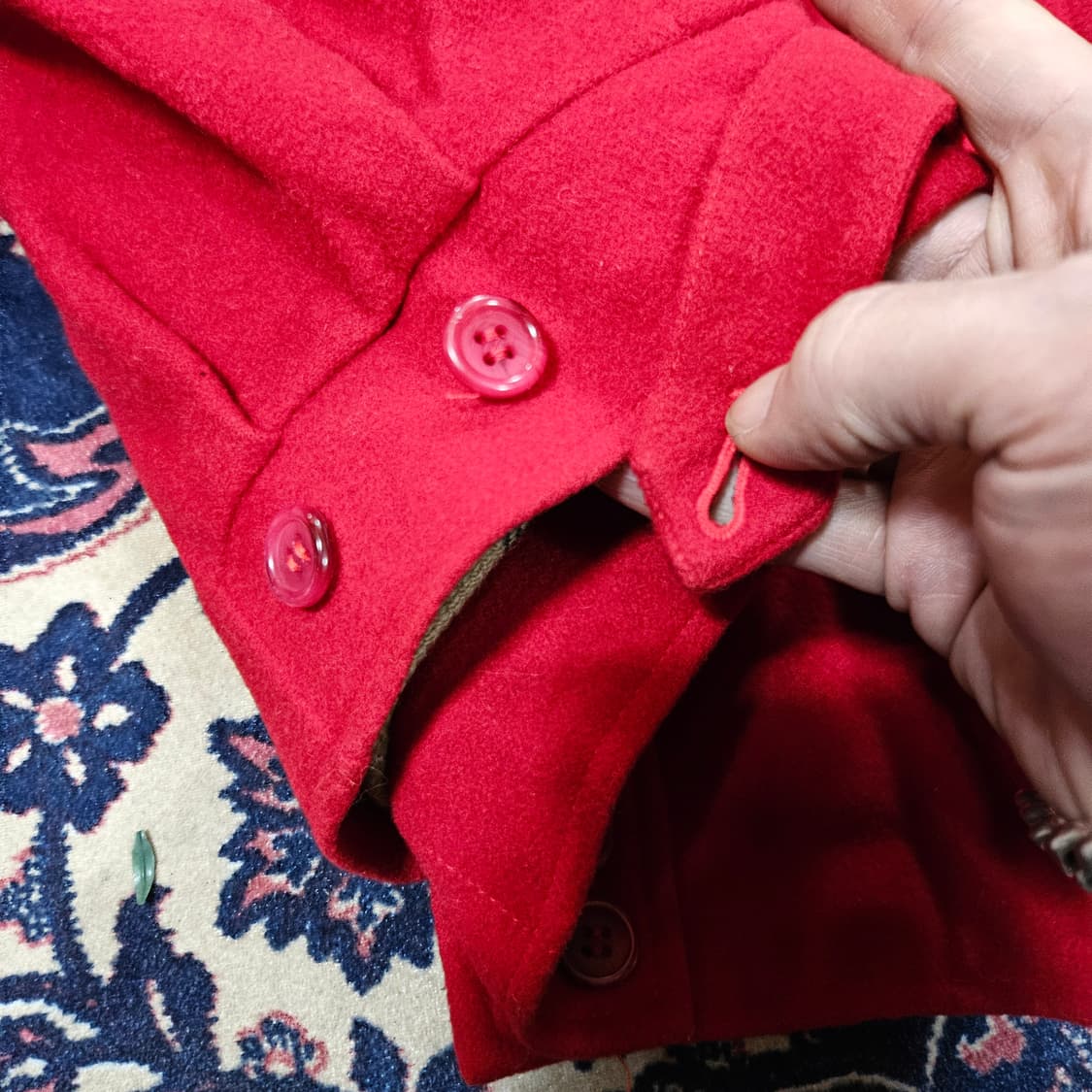 버버리(BURBERRY) 울 100% 클래식 봄버자켓 상품이미지4