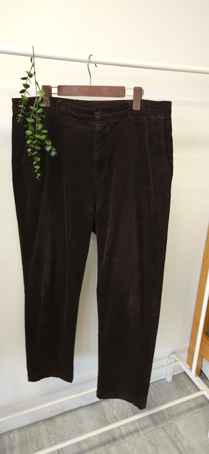 무신사스탠다드 브라운 코듀로이 면바지 36 상품이미지1