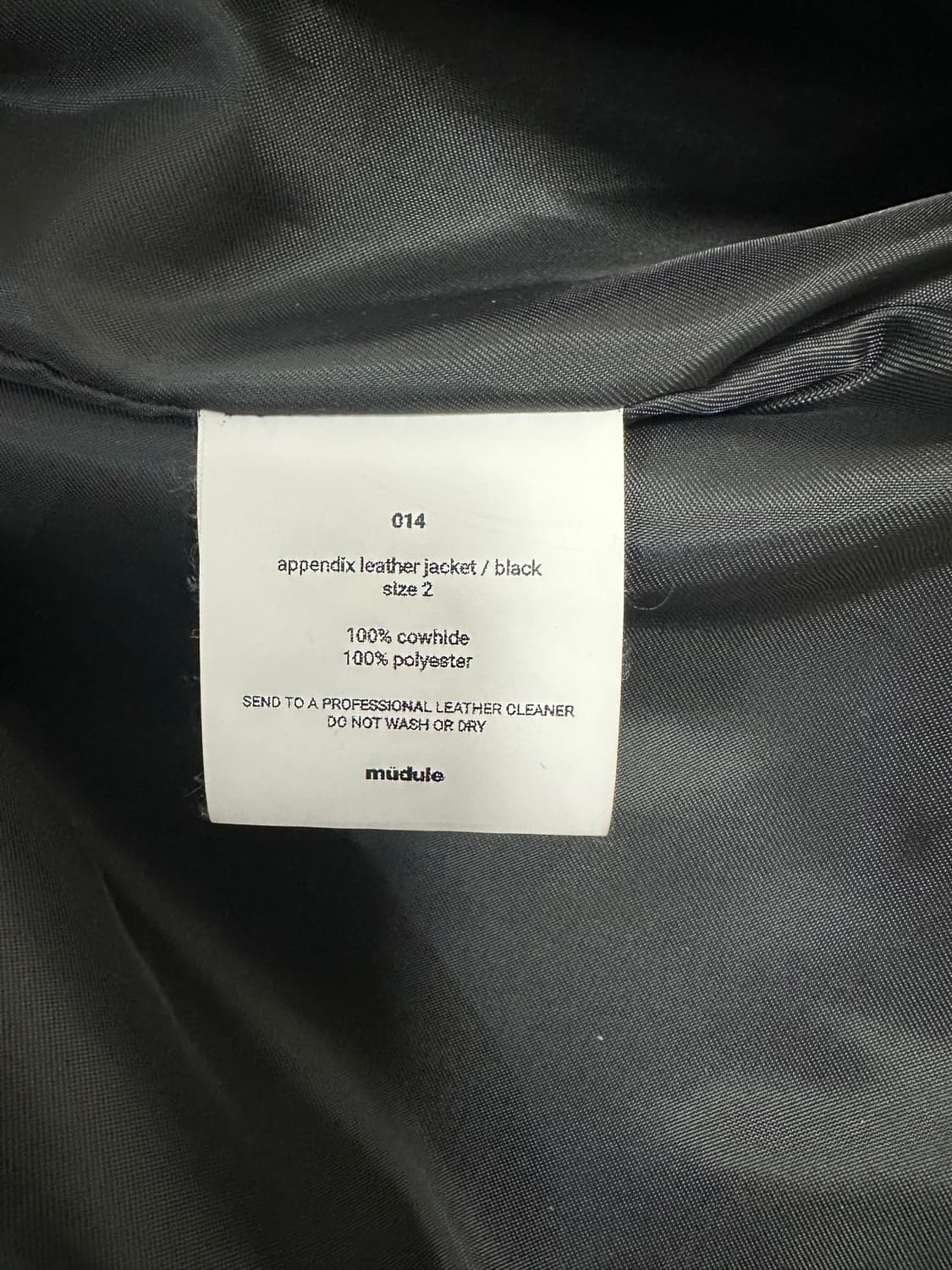 Mudule 머듈 레더 블랙 2size 상품이미지3