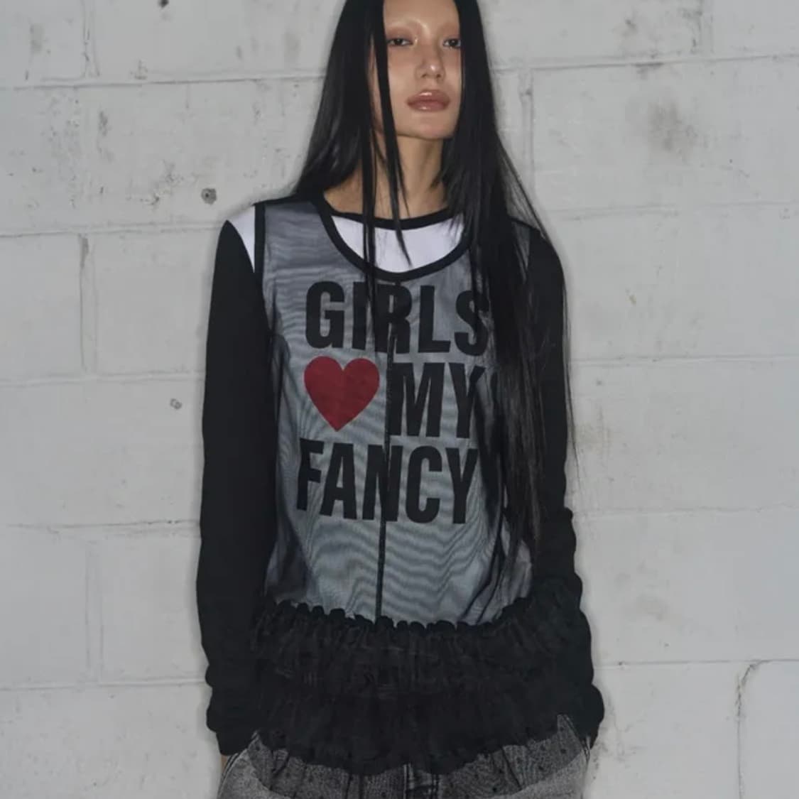 Fancy club 팬시클럽 도트 레이어드 원피스 상품이미지1