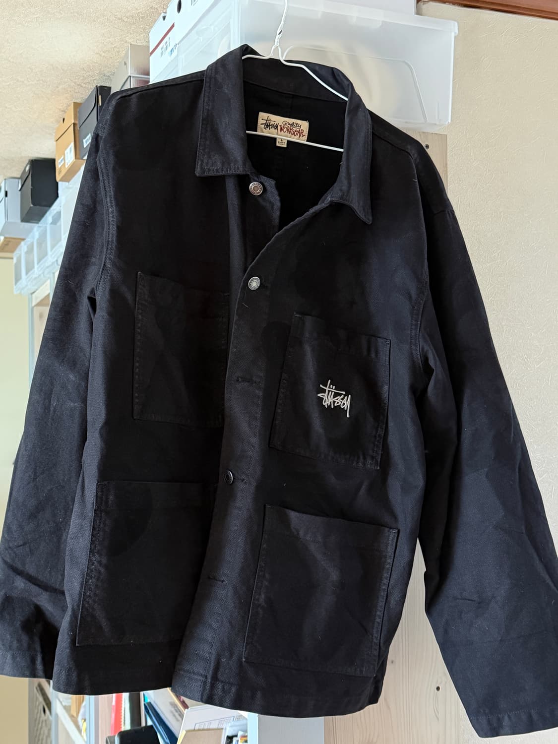 Stussy Venus Chore Jacket Black / L 상품이미지2