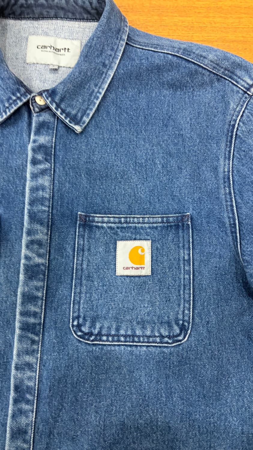 칼하트 데님 셔츠 자켓 상품이미지5