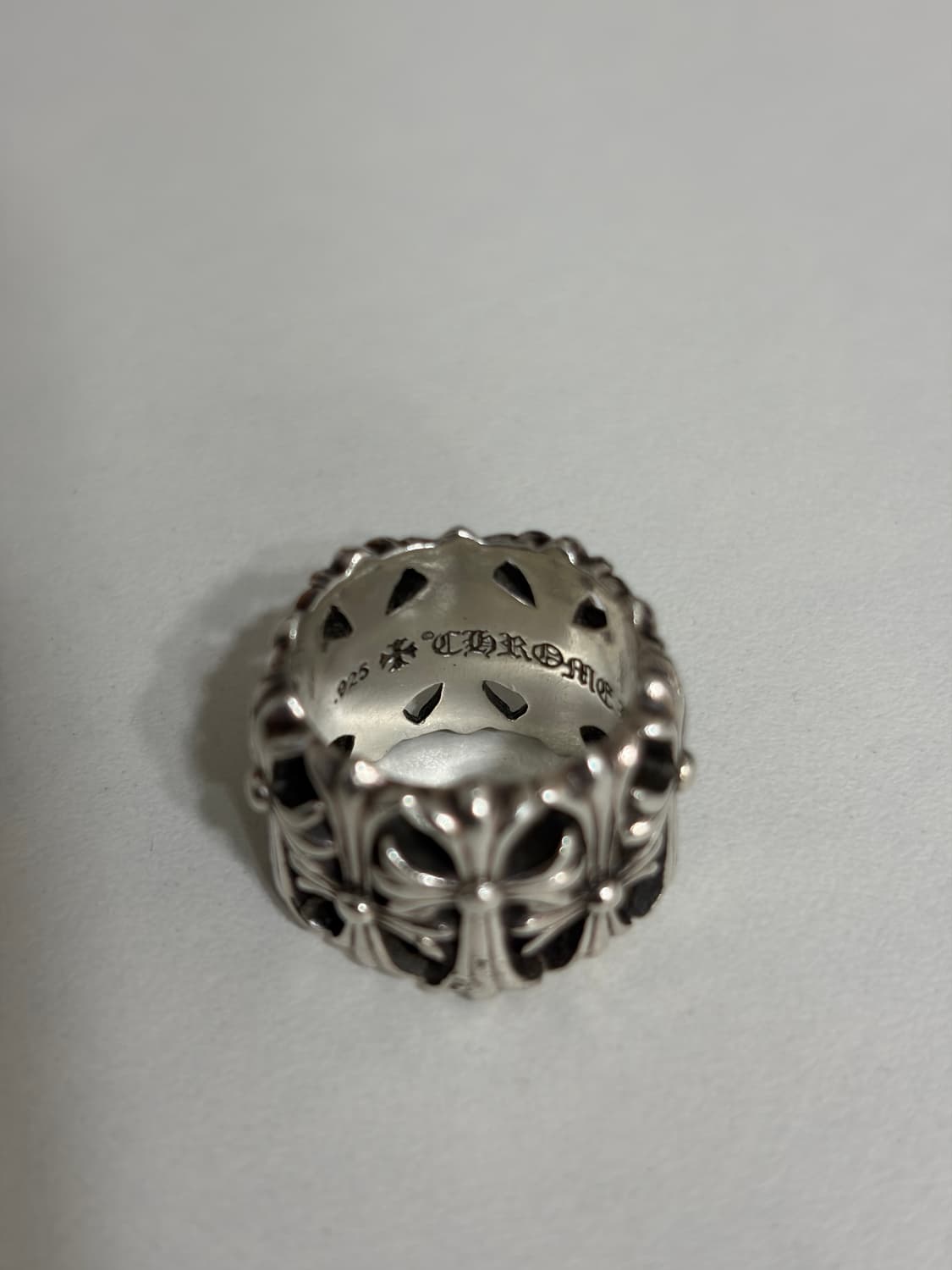 크롬하츠 세메터리 라운드링 14-15호 상품이미지6