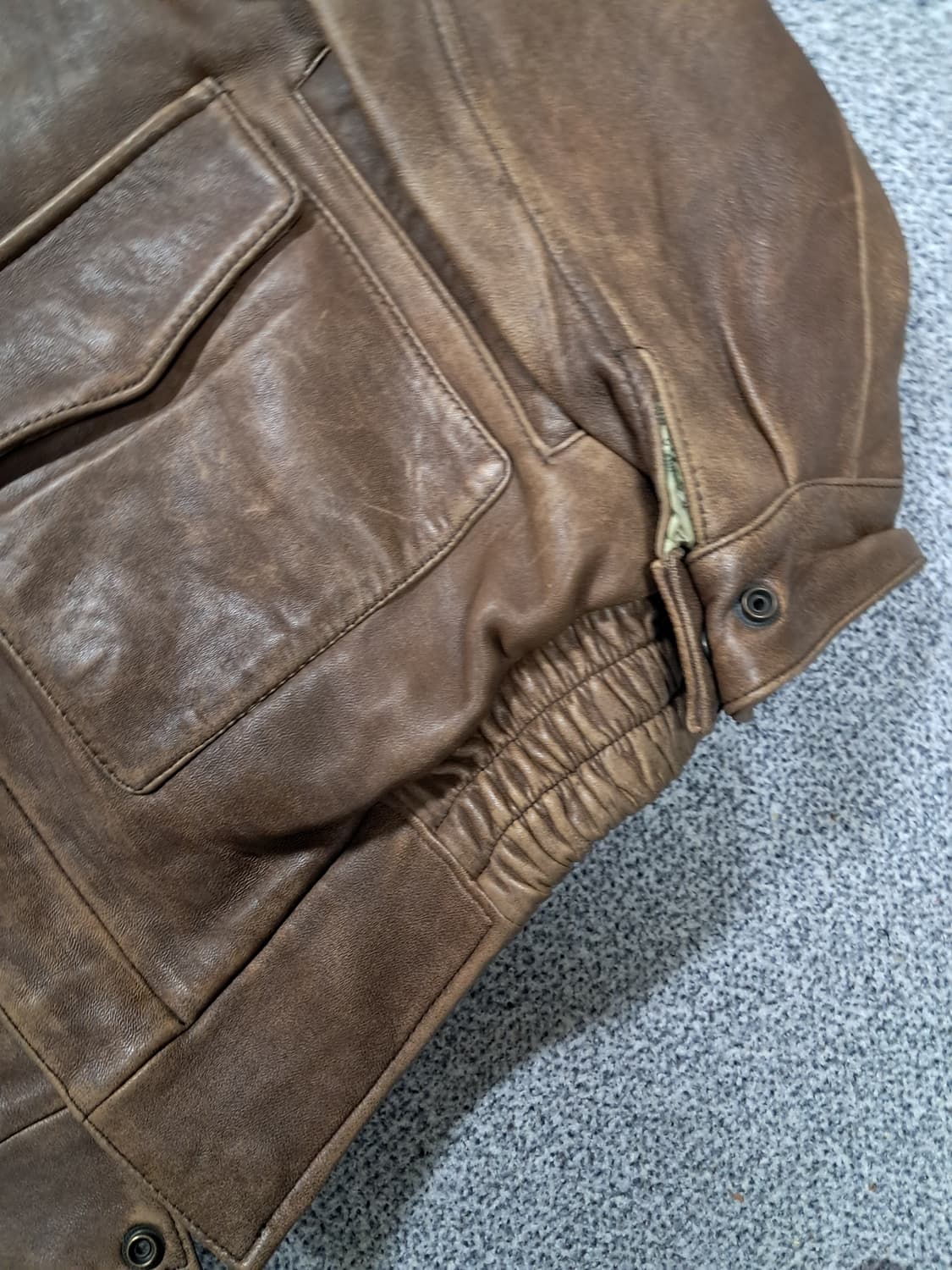 빈티지가죽자켓 상품이미지4