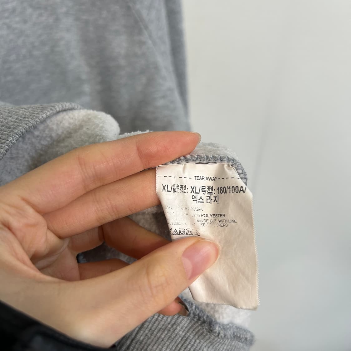 언더아머 남성 기모 맨투맨 티셔츠 XL 상품이미지4