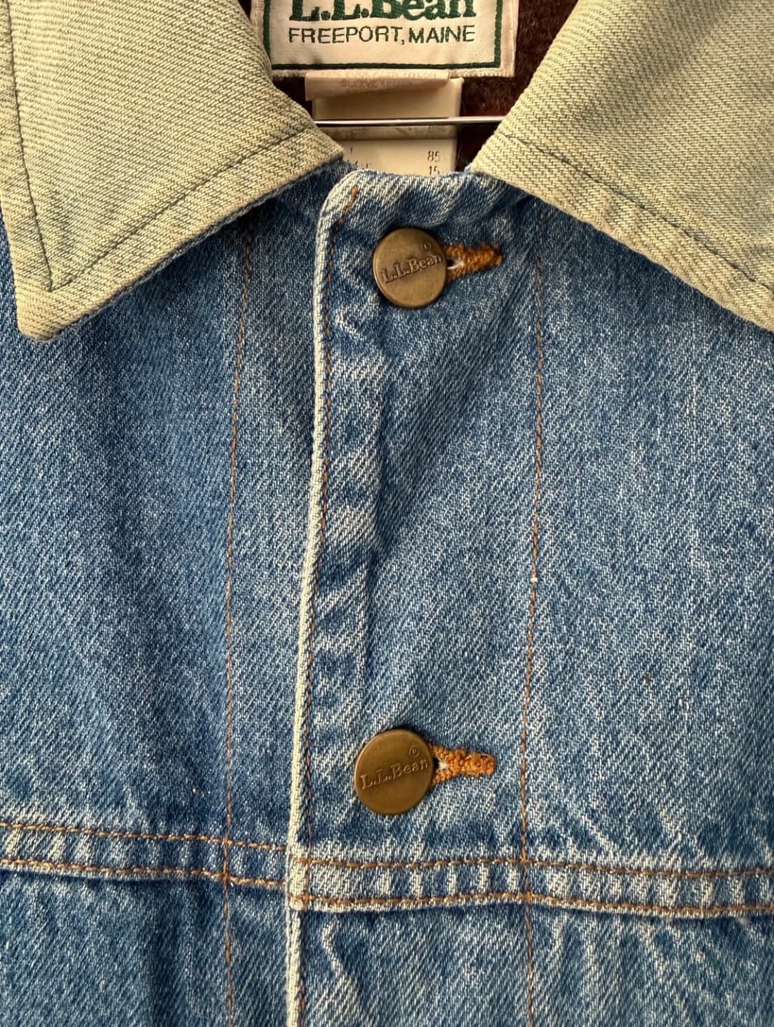 XL) Llbean 엘엘빈 블랭킷 안감 데님자켓 상품이미지2