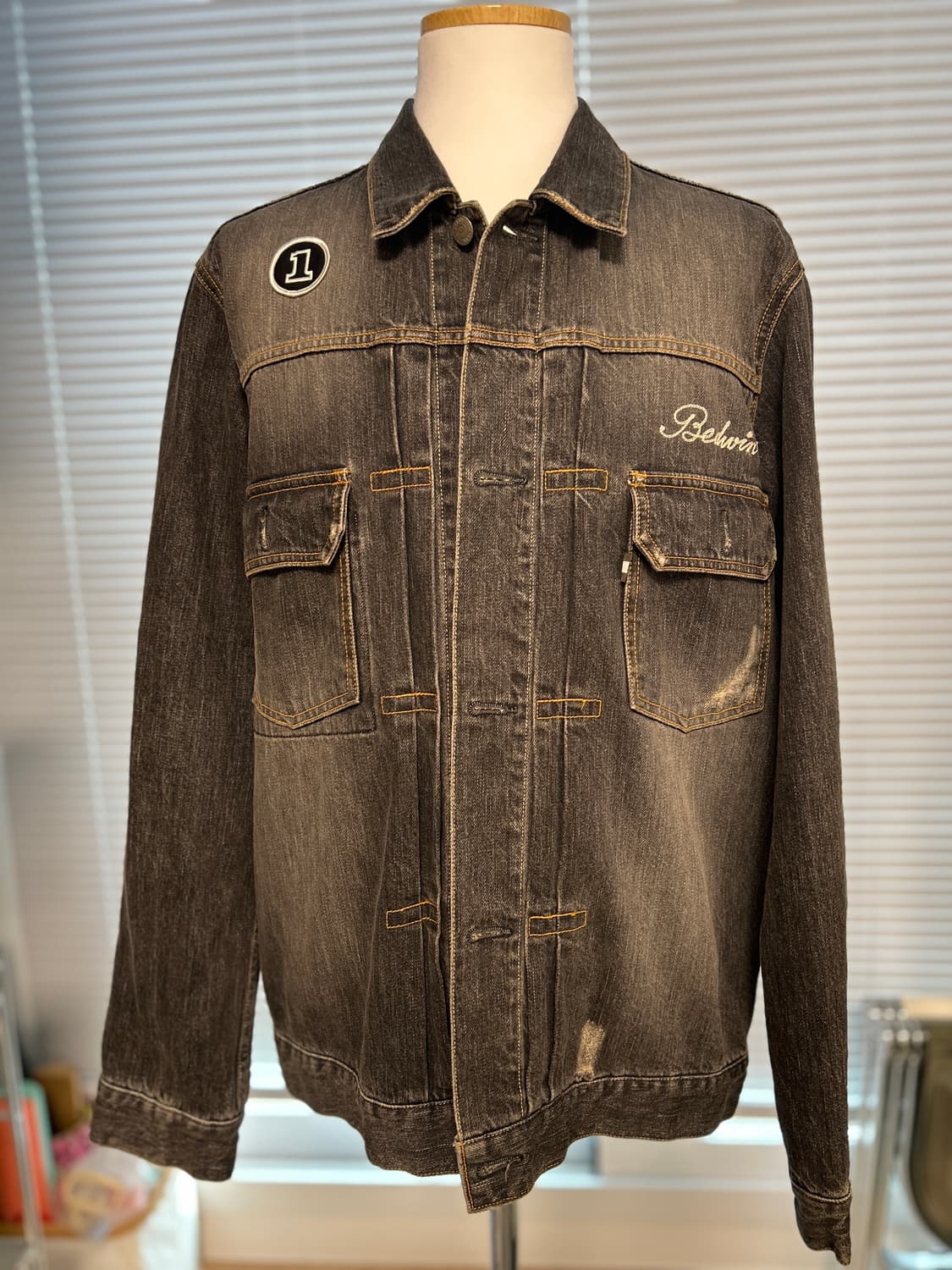 BEDWIN & THE HEARTBREAKERS 그런지 데님 트러커 자켓 상품이미지2