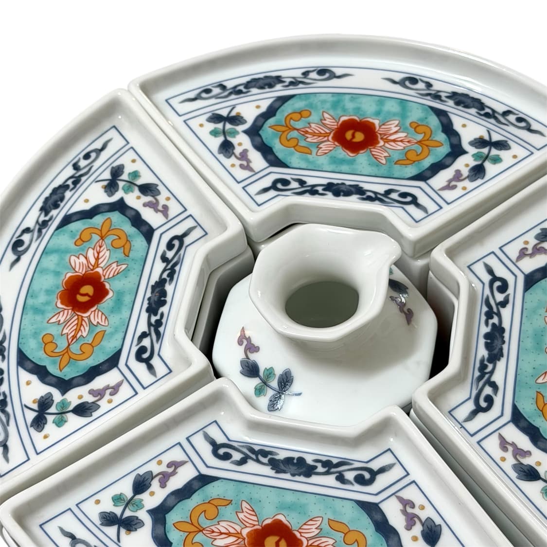 90s 로얄차이나 슈퍼화이트 구절판 상품이미지5