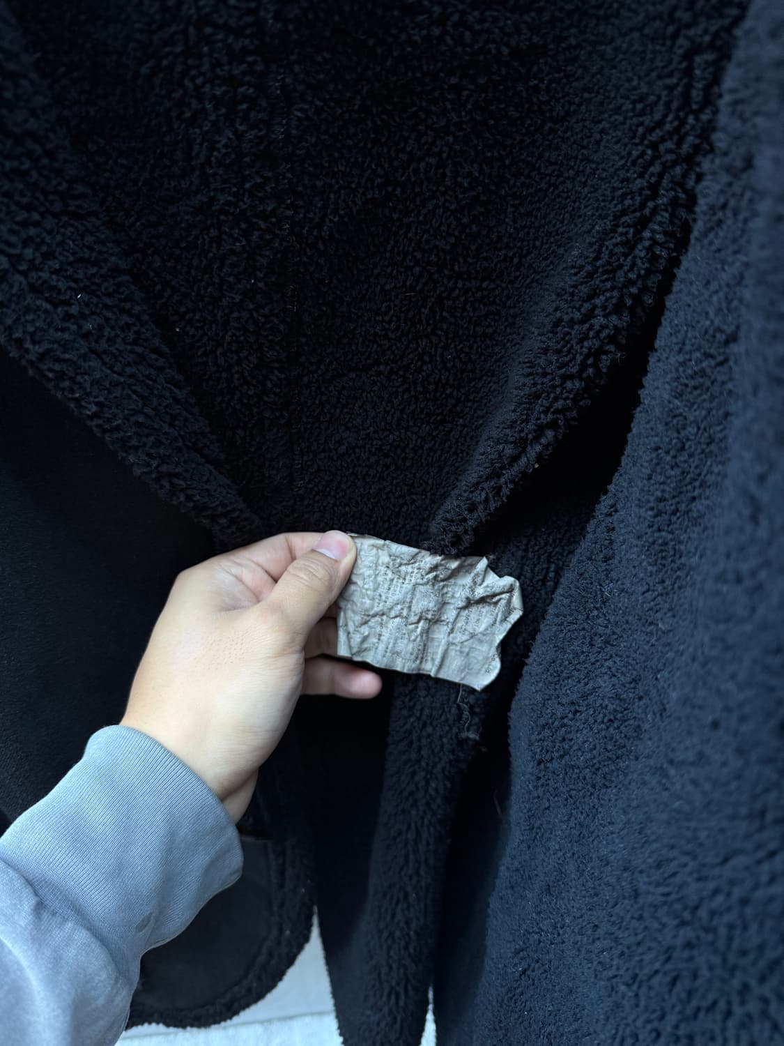 꼼데가르송 옴므 로우컷 쉐어링 무스탕 자켓 상품이미지7