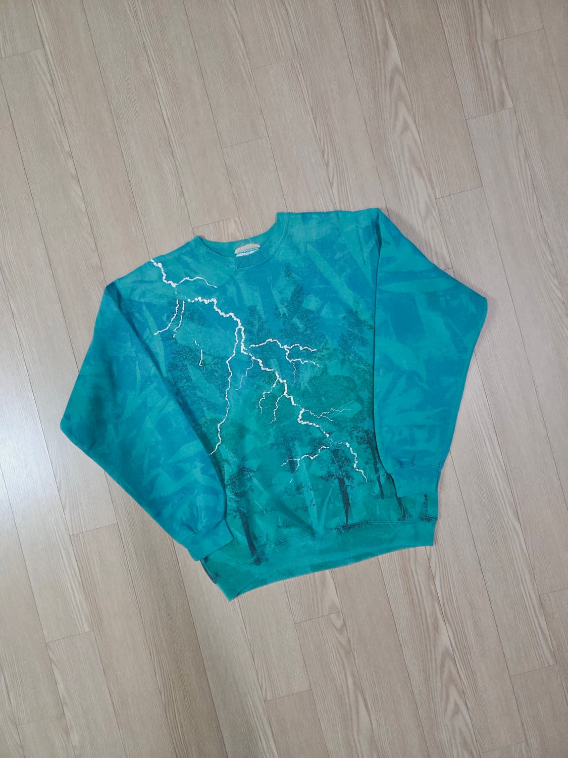 헤인즈 80s 민트 맨투맨 스웻셔츠 상품이미지3