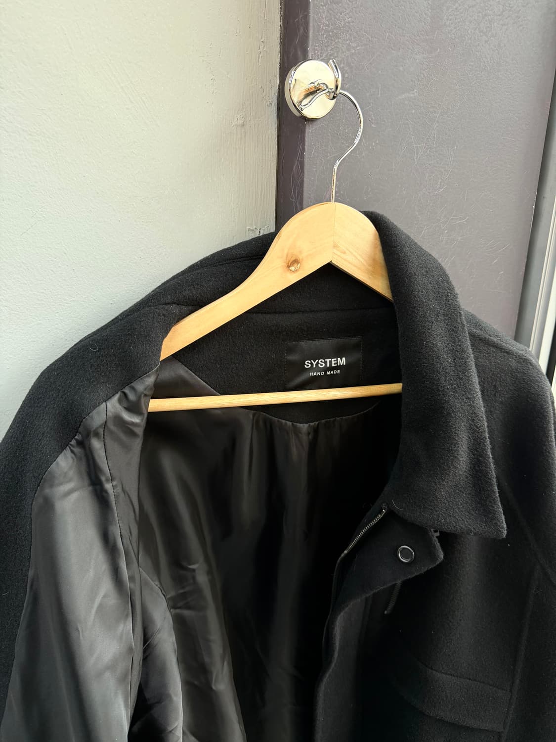 105/ 시스템옴므 24FW 캐시미어 블랜딩 숏코트 자켓 상품이미지5