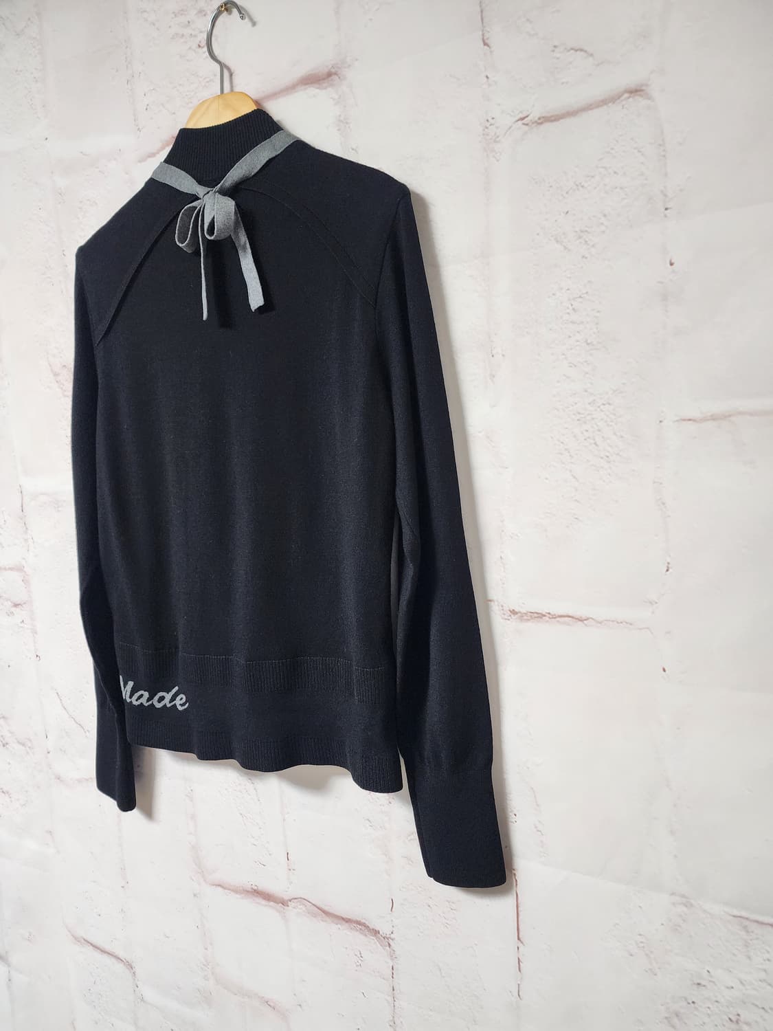 테일러메이드 블랙 여성 골프 니트 상품이미지3