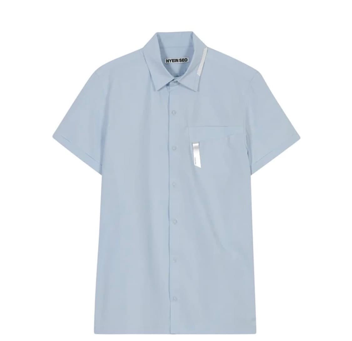 혜인서 HYEIN SEO short sleeve shirt w/pin 상품이미지1