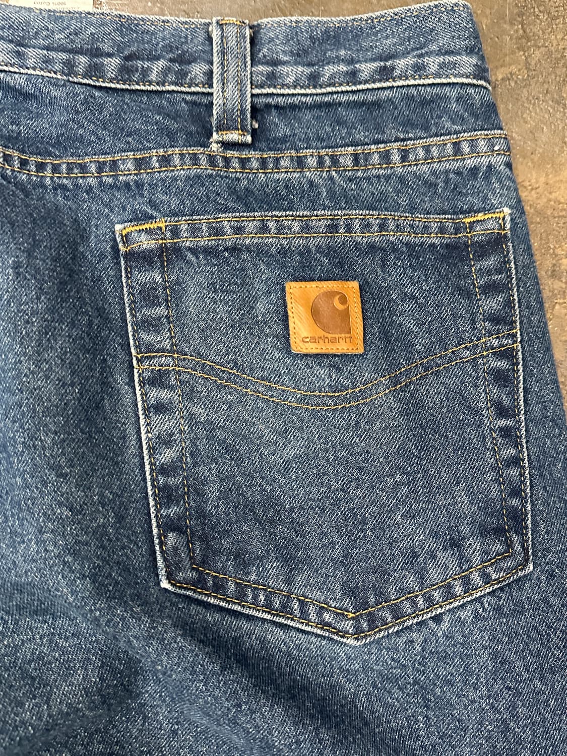 Carhartt 칼하트 14806 와이드핏 데님팬츠 40x34 상품이미지6