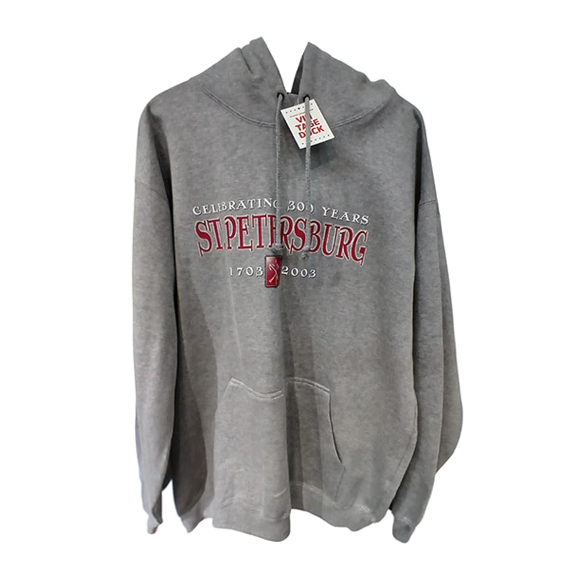 테크스타일 멜란지그레이 후드 기모 맨투맨 L 상품이미지1