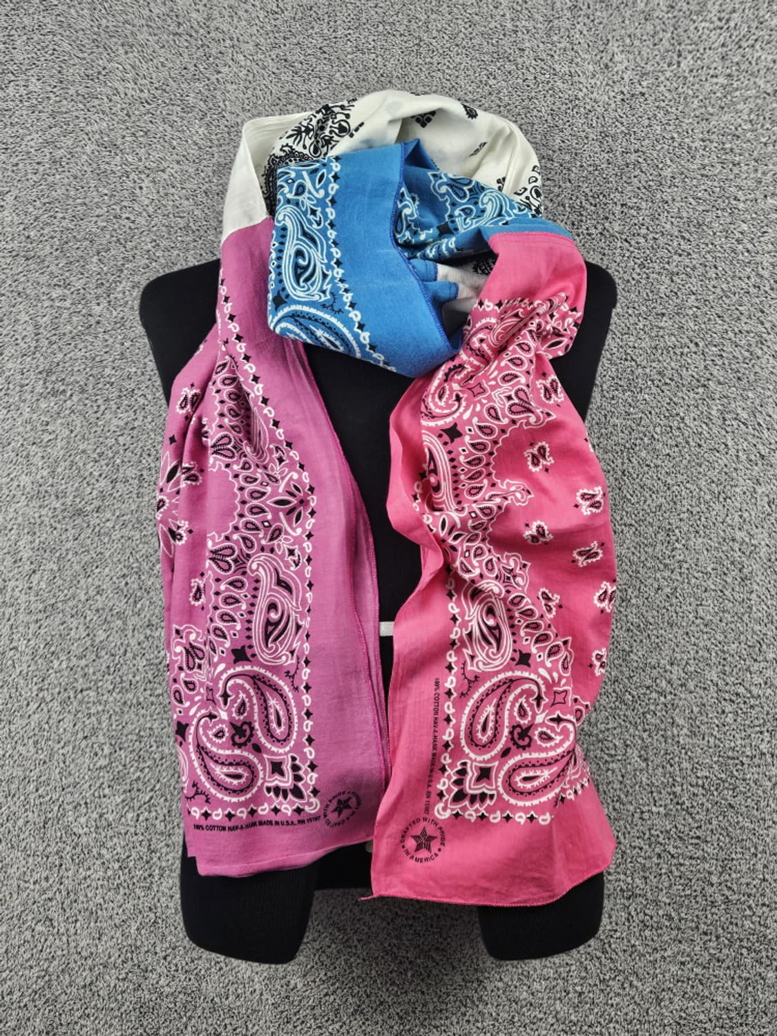 U.S.A 반다나 리워크 커스텀 스카프 머플러 / 10420 상품이미지1