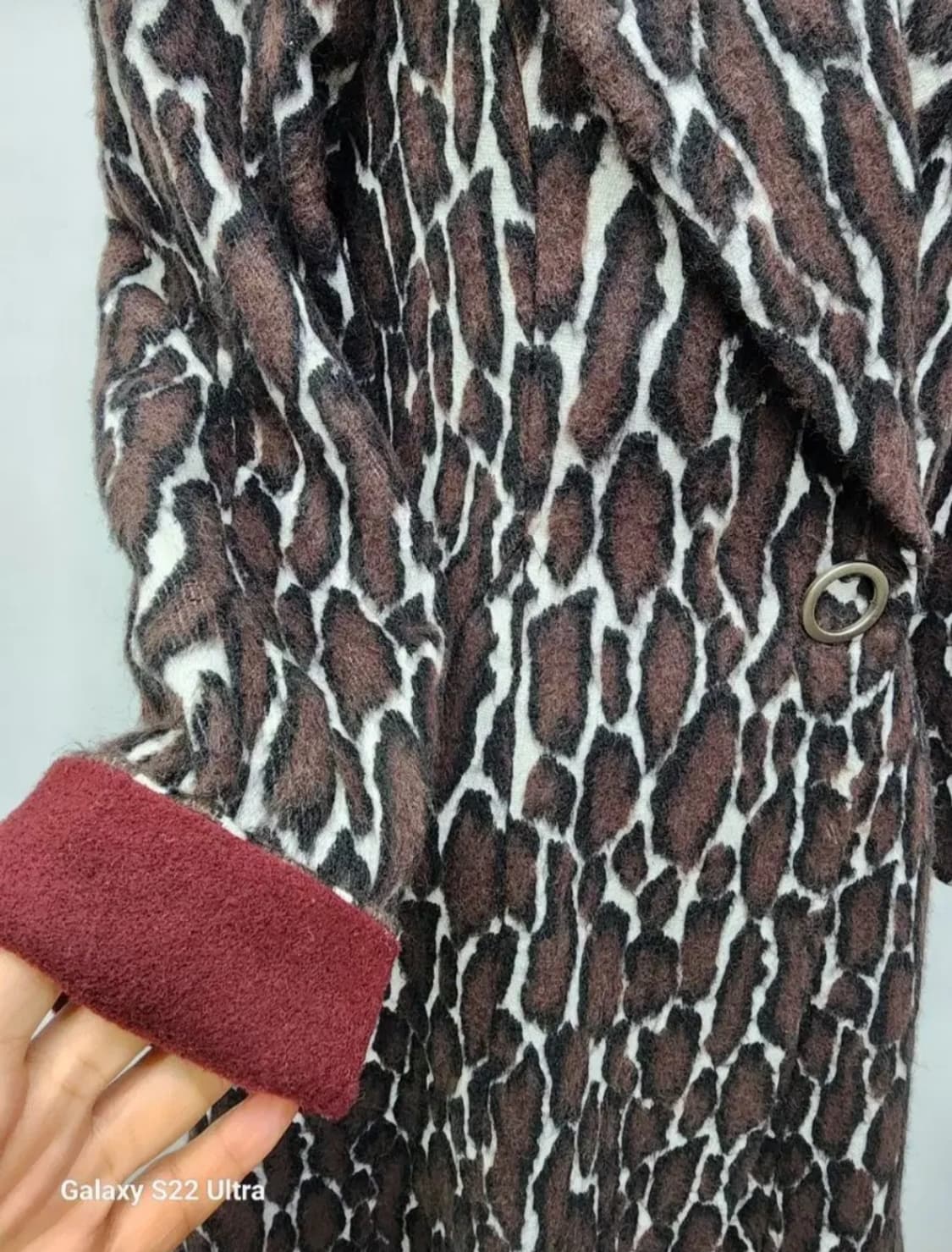 도호에이라인 호피문양코트55 상품이미지7