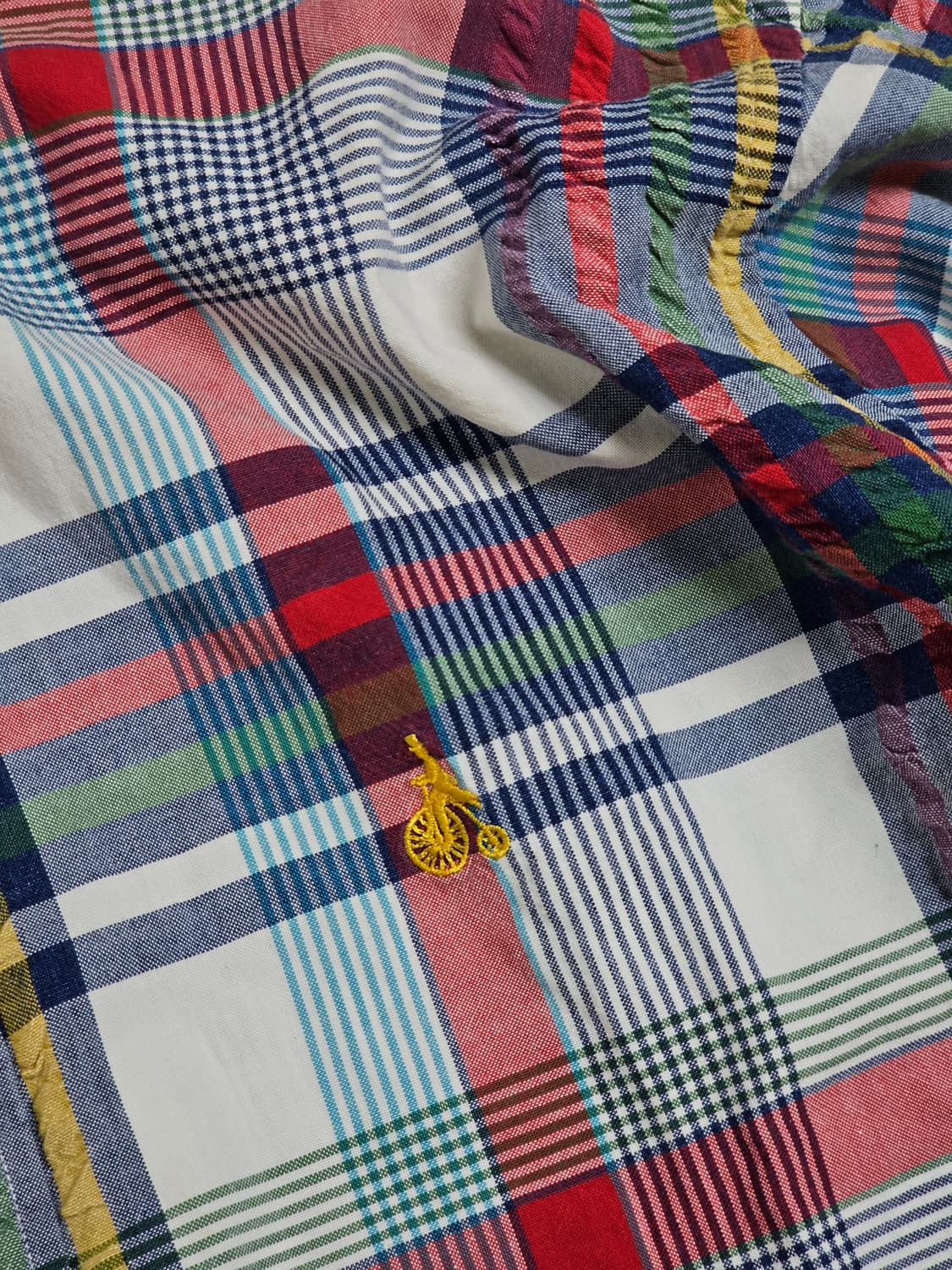 [105] 00s 빈폴 진스  멀티 컬러 체크 버튼다운 셔츠 상품이미지3