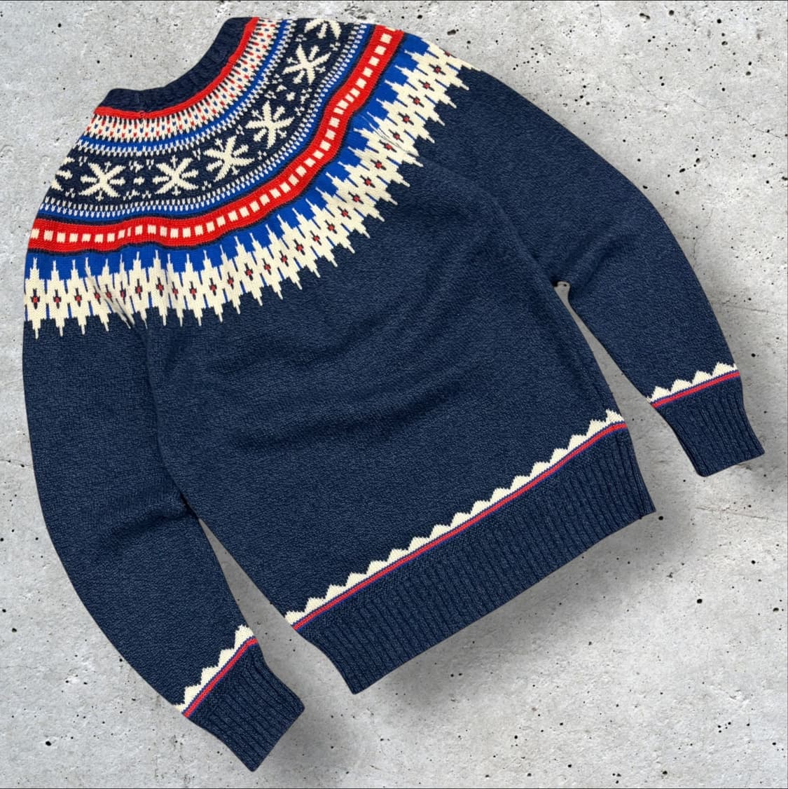 [S] 아메리칸이글 노르딕 패턴 네이비 니트 스웨터 C530 상품이미지2